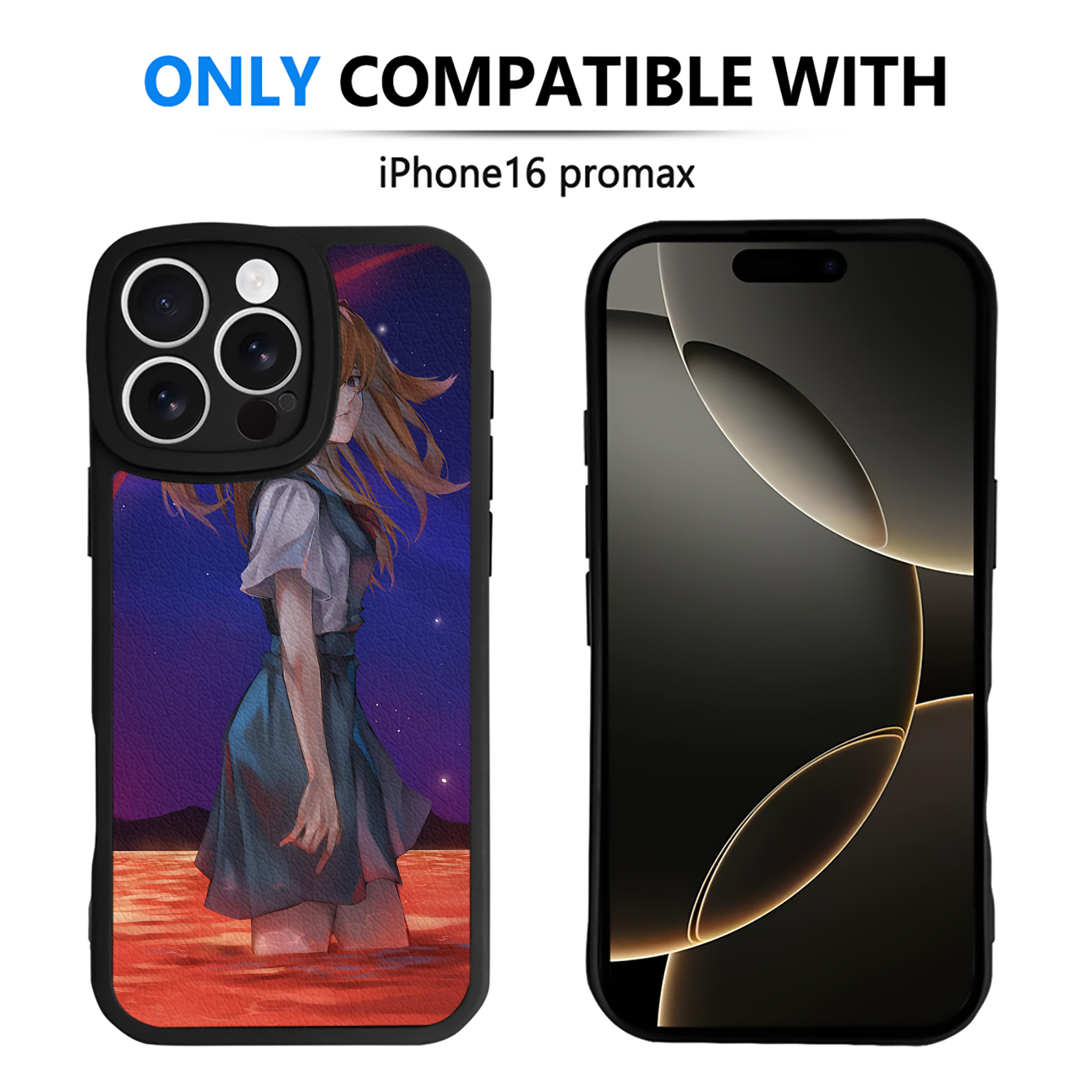 （画像用） EVA 新世紀エヴァンゲリオン 【iPhone 16シリーズ対応】シリコンスマホケース（レザー調） 材質：シリコン